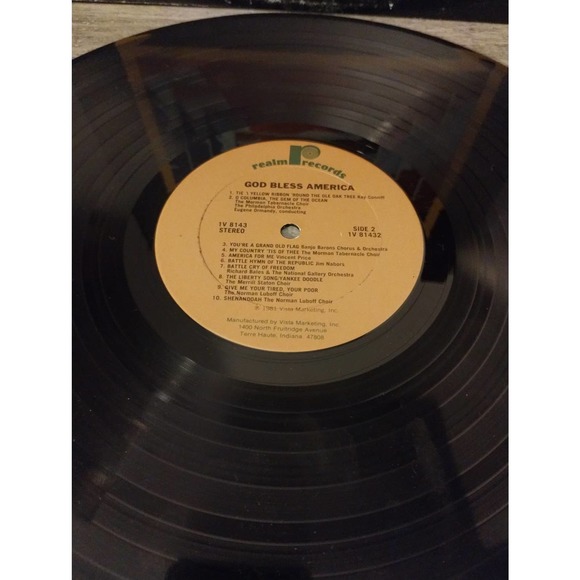 God Bless America 1981 Realm Records - Picture 2 of 4
